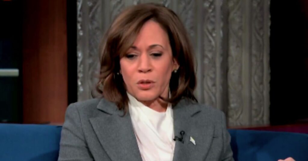 Vice President Kamala Harris made an appearance on "The Late Show with Stephen Colbert" on Wednesday.